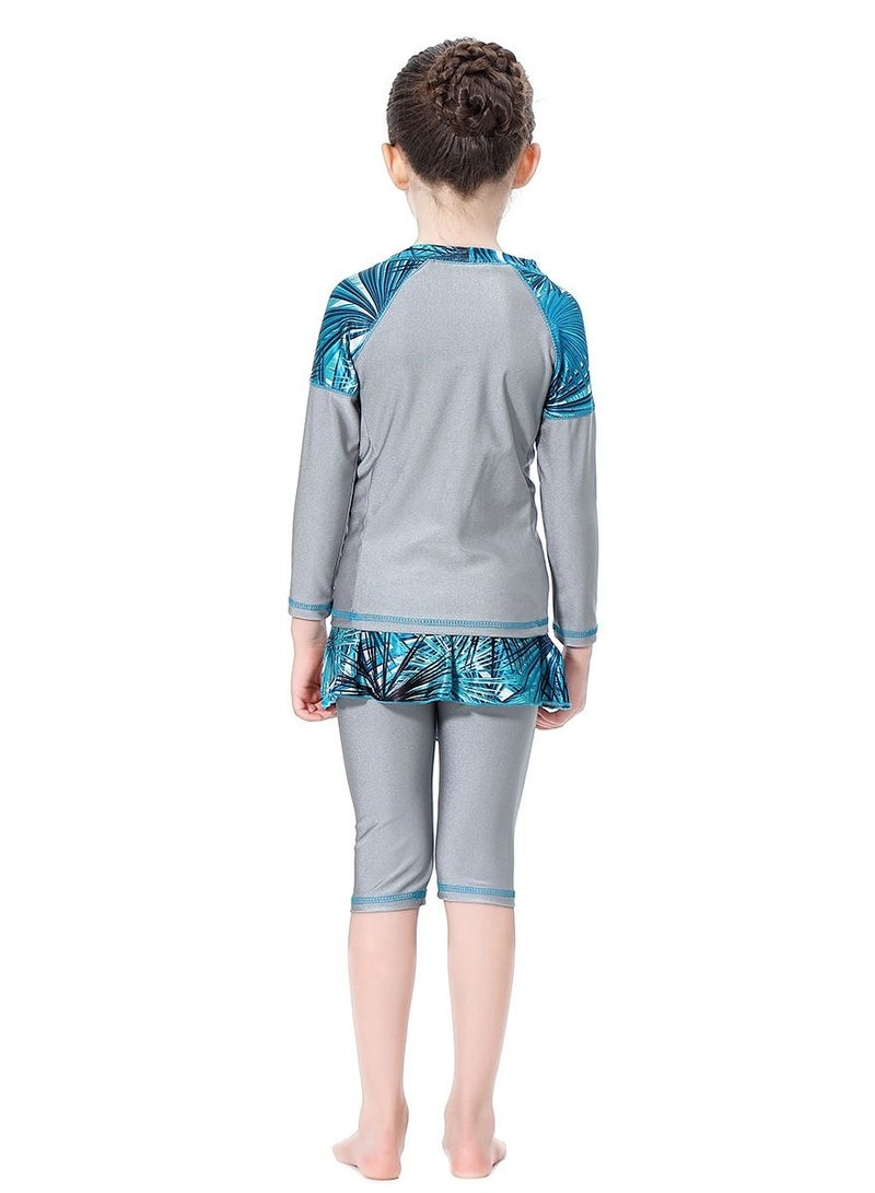 Loquat Girl Swimwear Long Sleeve and 1/2 Trousers - Image 3