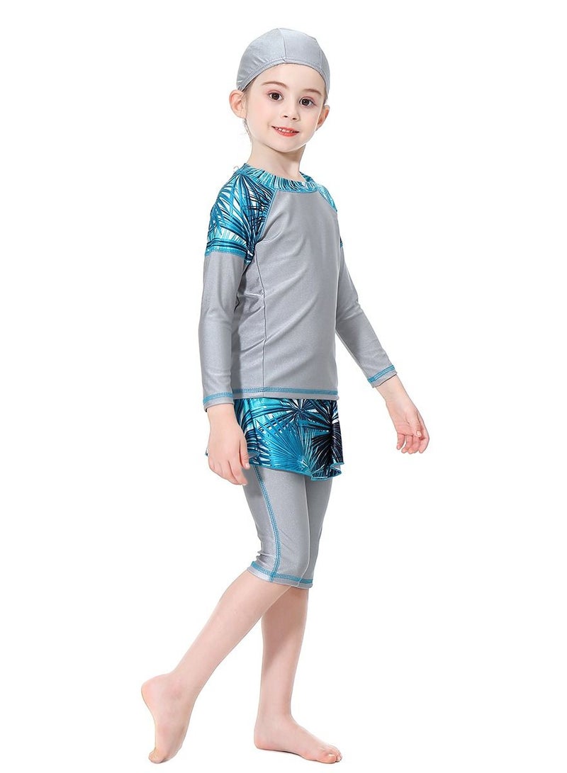 Loquat Girl Swimwear Long Sleeve and 1/2 Trousers - Image 4