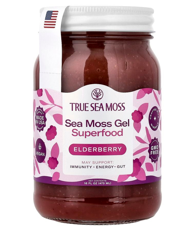 Sea Moss Gel Superfood Elderberry 16 fl oz (473 ml)