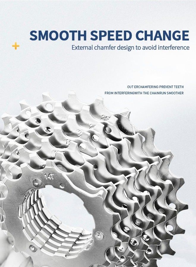 GROIC 9 Speed Cassette for Mountain Bike 11-36T Fit for Mountain Bike, Road Bicycle, MTB, BMX, Mountain Lightweight Bicycle Freewheel - Image 2