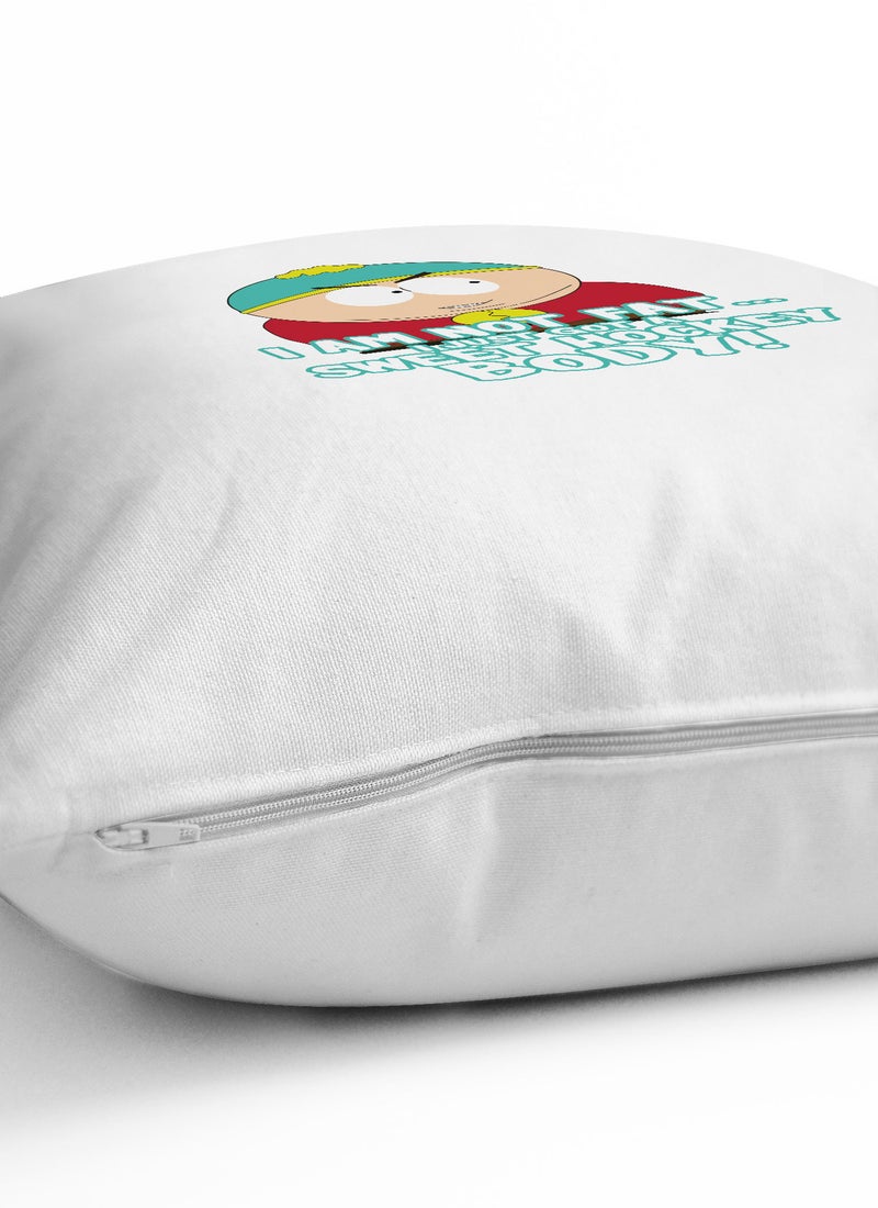LOUD UNIVERSE Decorative Cushion Eric Cartman I Am Not Fat Quote Couch Cushion - Image 2