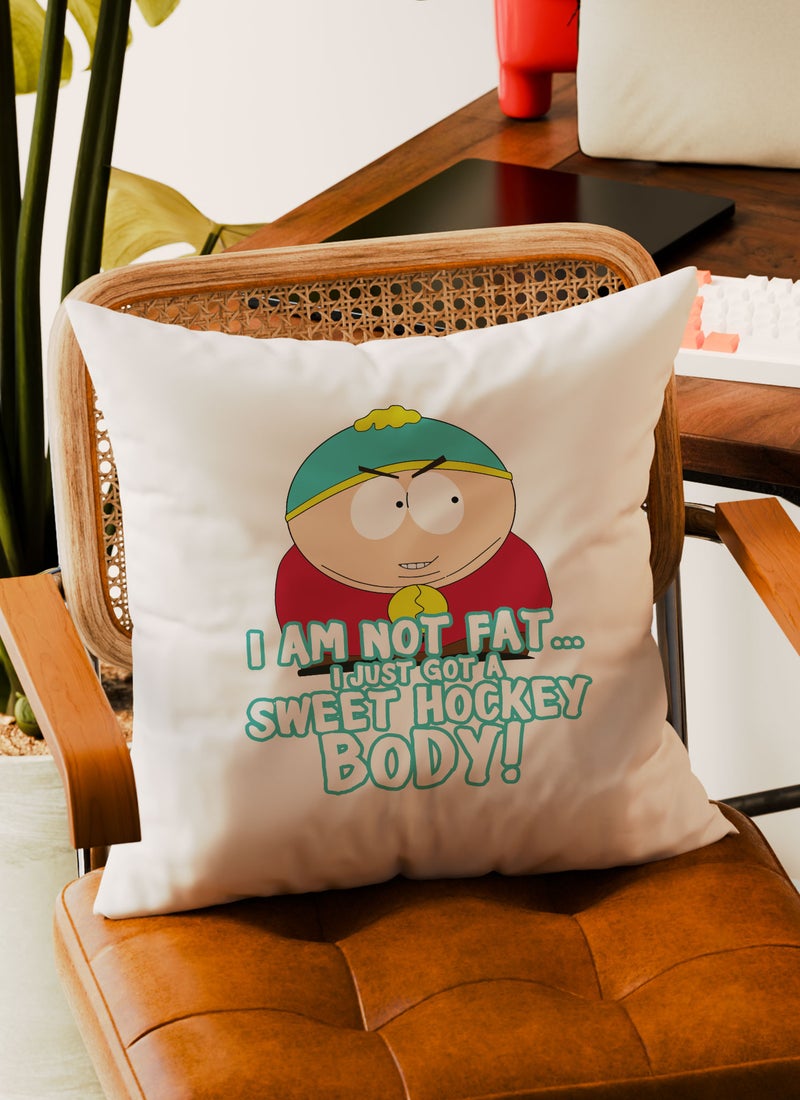 LOUD UNIVERSE Decorative Cushion Eric Cartman I Am Not Fat Quote Couch Cushion - Image 3