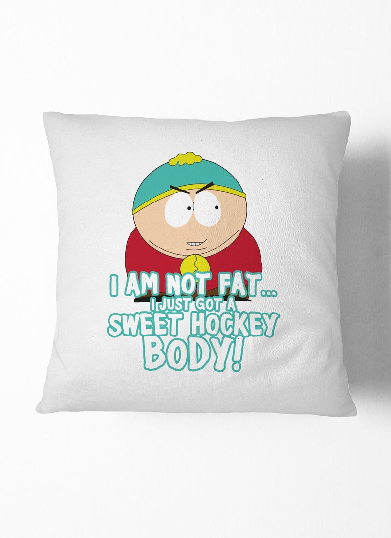 LOUD UNIVERSE Decorative Cushion Eric Cartman I Am Not Fat Quote Couch Cushion - Image 1