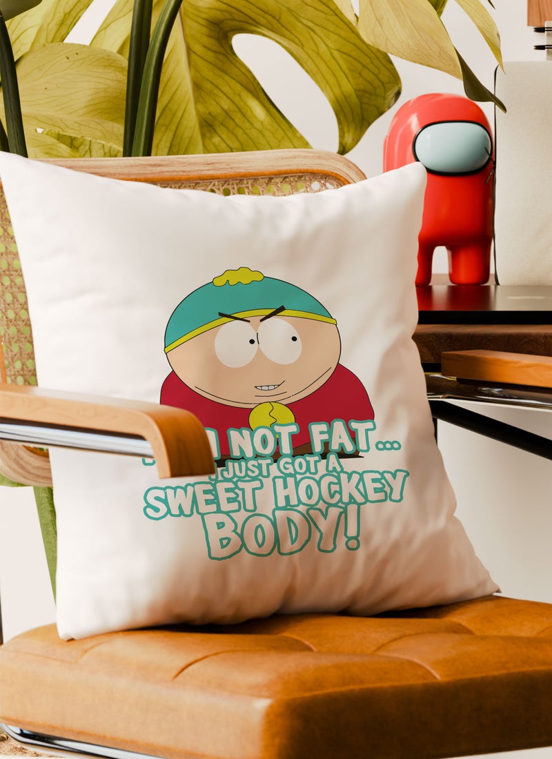 LOUD UNIVERSE Decorative Cushion Eric Cartman I Am Not Fat Quote Couch Cushion - Image 4