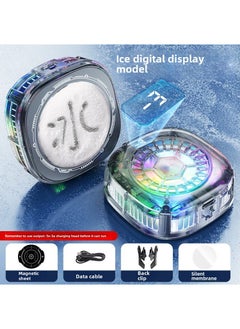 Generic X20 Semiconductor Cooling Phone Radiator GT31 Silent [icy style] transparent digital display model-X122 
