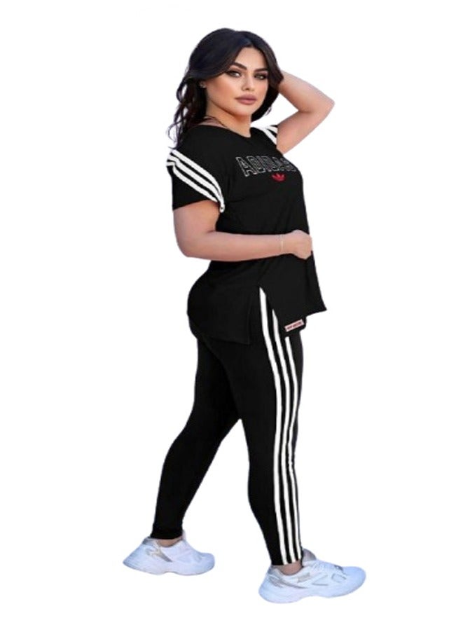 Women's Black Tracksuit