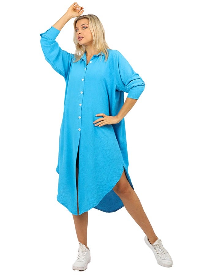Zmurud Crepe Blouse -Plain  - Image 2