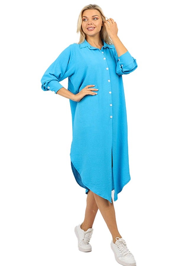 Zmurud Crepe Blouse -Plain  - Image 3