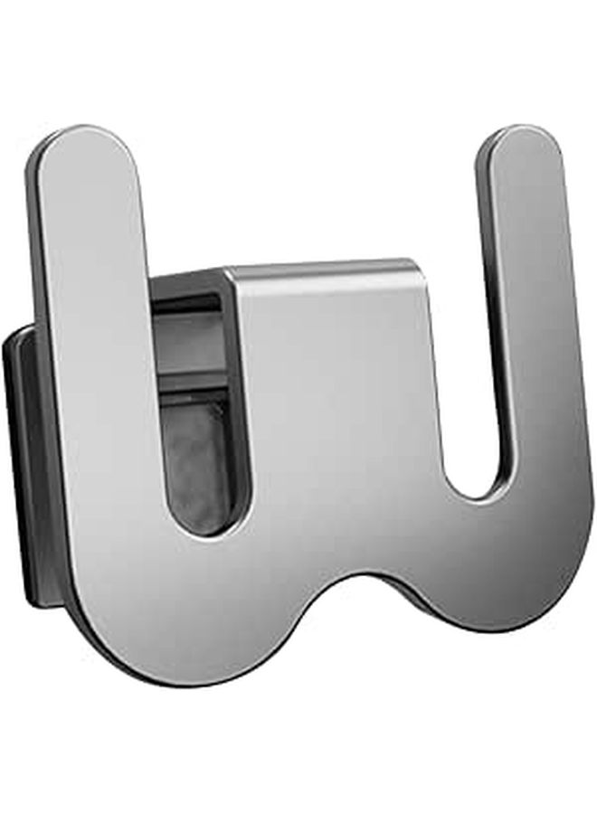 Black Wall Mounted Shoe Rack Over Door Hanger No Drill Space Saving Storage Organizer - Image 1