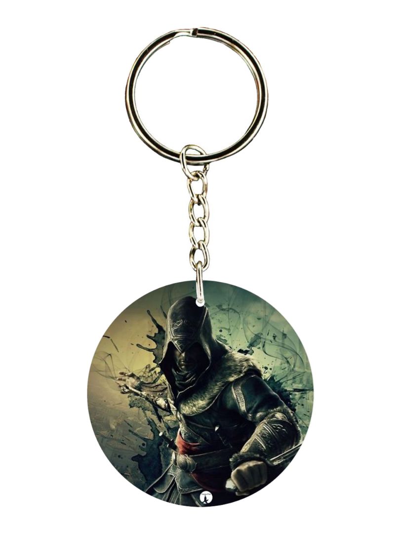 Double Sided Assassin's Creed Printed Keychain