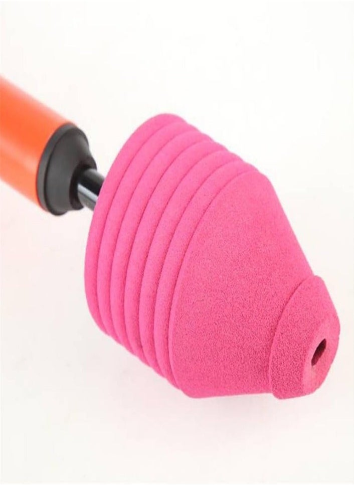 XVersion High-Pressure Toilet Unblocker Shot | Toilet Plunger | Clog Remover | Stainless Steel Toilet Unclogger for Toilet, Bathroom, Floor Drain, Clogged Pipes  - Image 2
