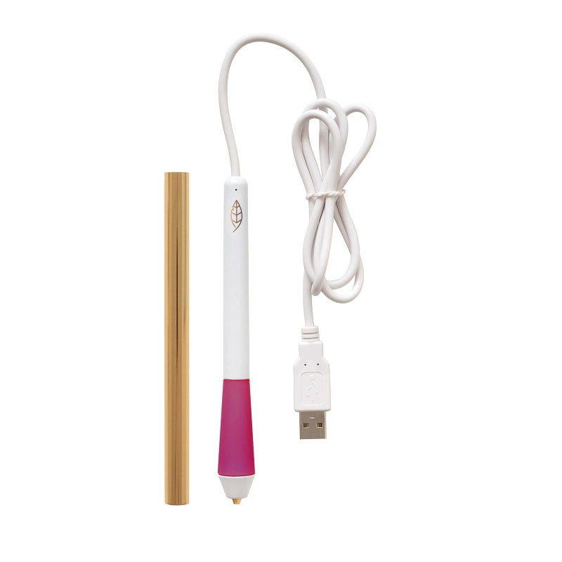 We R Memory Keepers Foil Quill Calligraphy Tip Freestyle Pen Make Custom Designs For Planners Journals Cards Scrapbook Pages and More Heatresistant Grip Onthego USB Plug Craft Projects