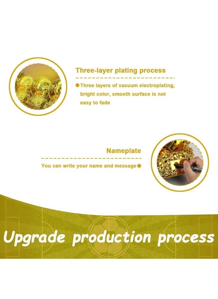بريميم كأس كرة القدم الذهبي - قطعة ديكور مميزة لجوائز كرة القدم - Image 3