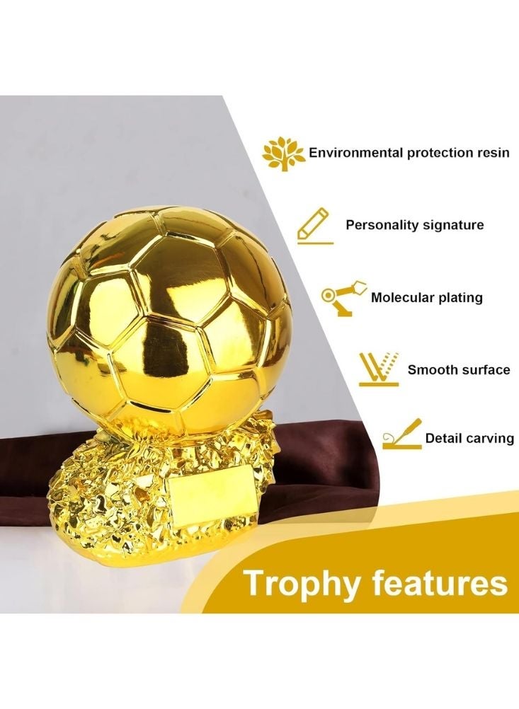 بريميم كأس كرة القدم الذهبي - قطعة ديكور مميزة لجوائز كرة القدم - Image 2