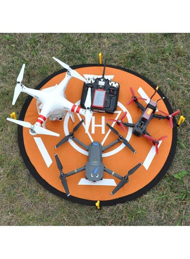 NIBEMINENT 3-Piece Foldable Landing Pad For DJI Phantom 4/3 And Mavic Pro Orange/Black/White - Image 3