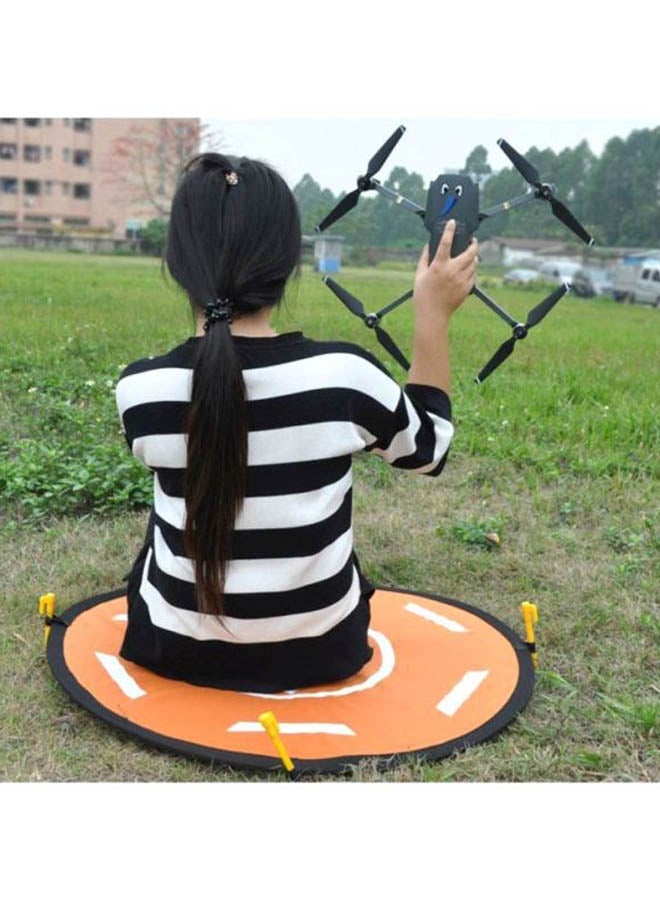 NIBEMINENT 3-Piece Foldable Landing Pad For DJI Phantom 4/3 And Mavic Pro Orange/Black/White - Image 4
