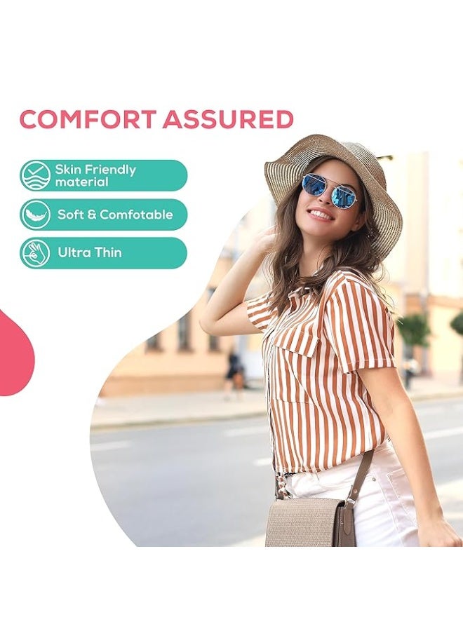 عشية أي وقت مضى فوط إيفريف للاستخدام مرة واحدة لامتصاص العرق تحت الإبط، 24 فوطة (12 زوجًا)، مطوية، ماصة للعرق، مقاومة للبقع، بتقنية مضادة للبكتيريا، تمتص الروائح الكريهة، لطيفة على البشرة، آمنة على الأقمشة - Image 4