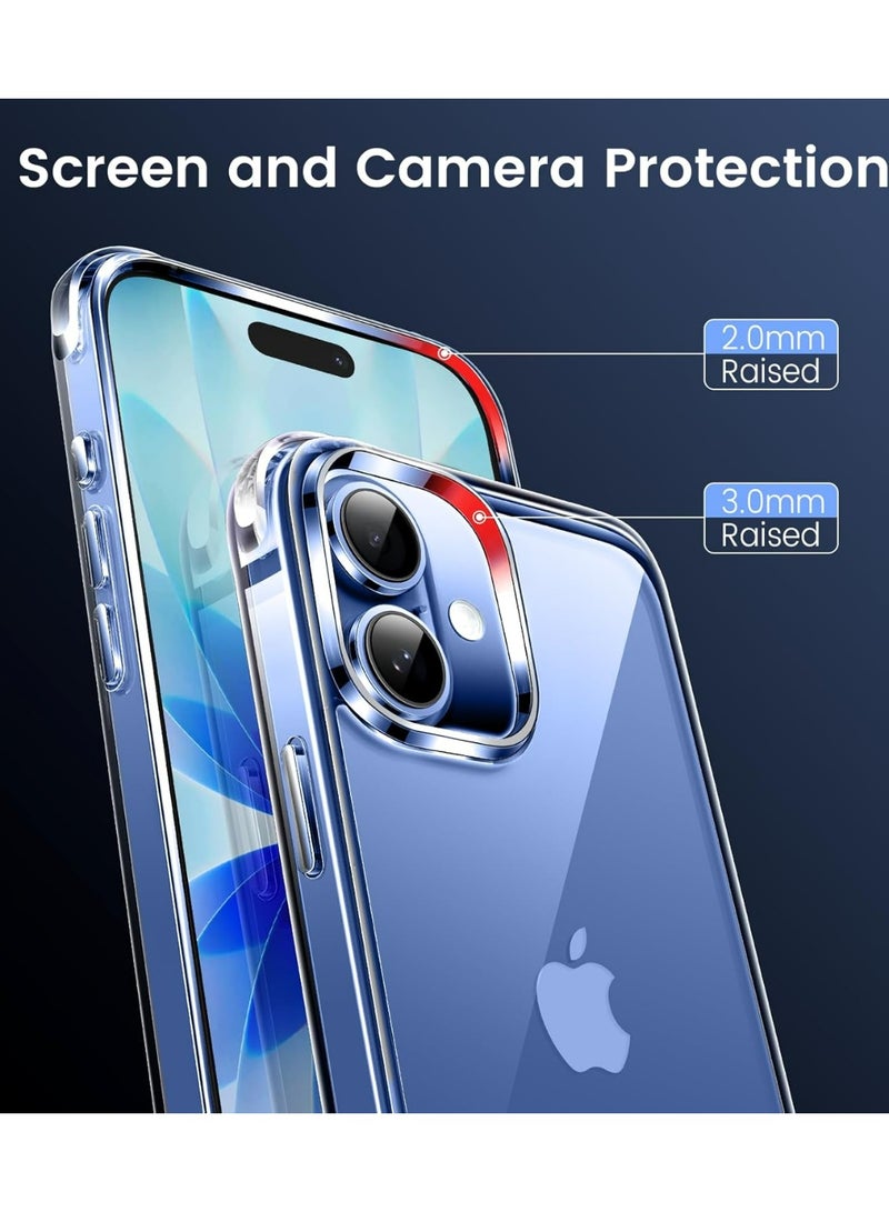 DUSALA Case for iPhone 17 Clear Case Soft Flexible Silicone Back Cover Shockproof Anti Scratch Case with Reinforced Bumper Corner Compatible for iPhone 17 Clear - Image 5