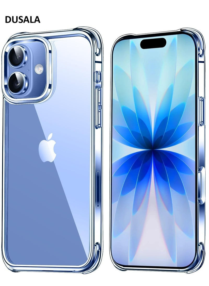DUSALA Case for iPhone 17 Clear Case Soft Flexible Silicone Back Cover Shockproof Anti Scratch Case with Reinforced Bumper Corner Compatible for iPhone 17 Clear - Image 1