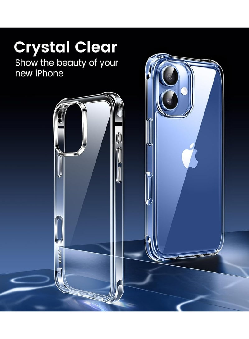 DUSALA Case for iPhone 17 Clear Case Soft Flexible Silicone Back Cover Shockproof Anti Scratch Case with Reinforced Bumper Corner Compatible for iPhone 17 Clear - Image 2