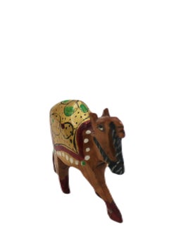 Antique Museum Handcrafted Camel Figurine Desert Inspired Decor  - Image 1