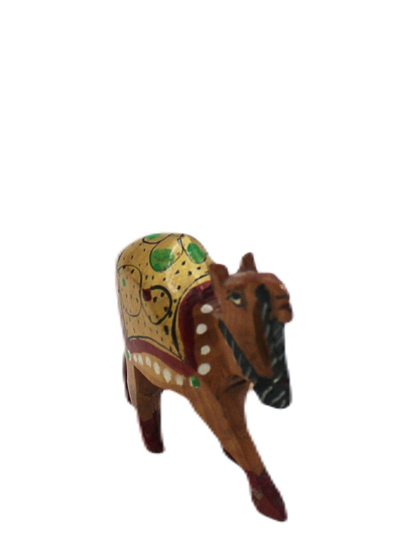 Antique Museum Handcrafted Camel Figurine Desert Inspired Decor  - Image 1