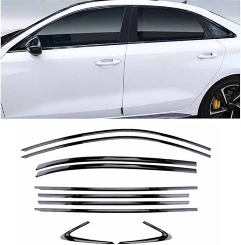 Yurefax 10pc Window Door Seals for A3 S3 Sedan 2021-2023 - Image 3