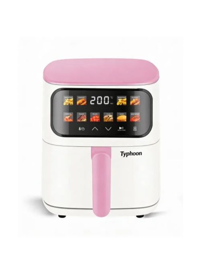 Air Fryer - Digital Display - 5 Liters - 1400 Watts - Off-White and Pink - TY-04-006 OWB