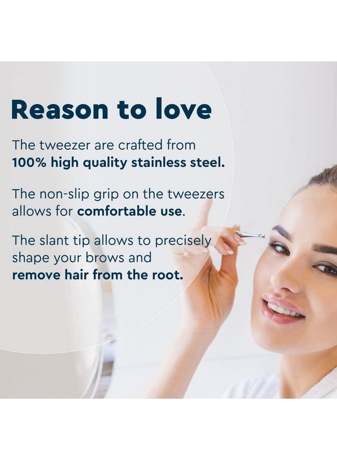 غوب مجموعة ملاقط GUBB Trio Mini لإزالة الشعر غير المرغوب فيه بسهولة ودقة - ملقط مائل وملقط مسطح وملقط مدبب - استخدامات متعددة - شعر الشفاه العلوية أو الحاجبين أو الجبهة أو الذقن - Image 3