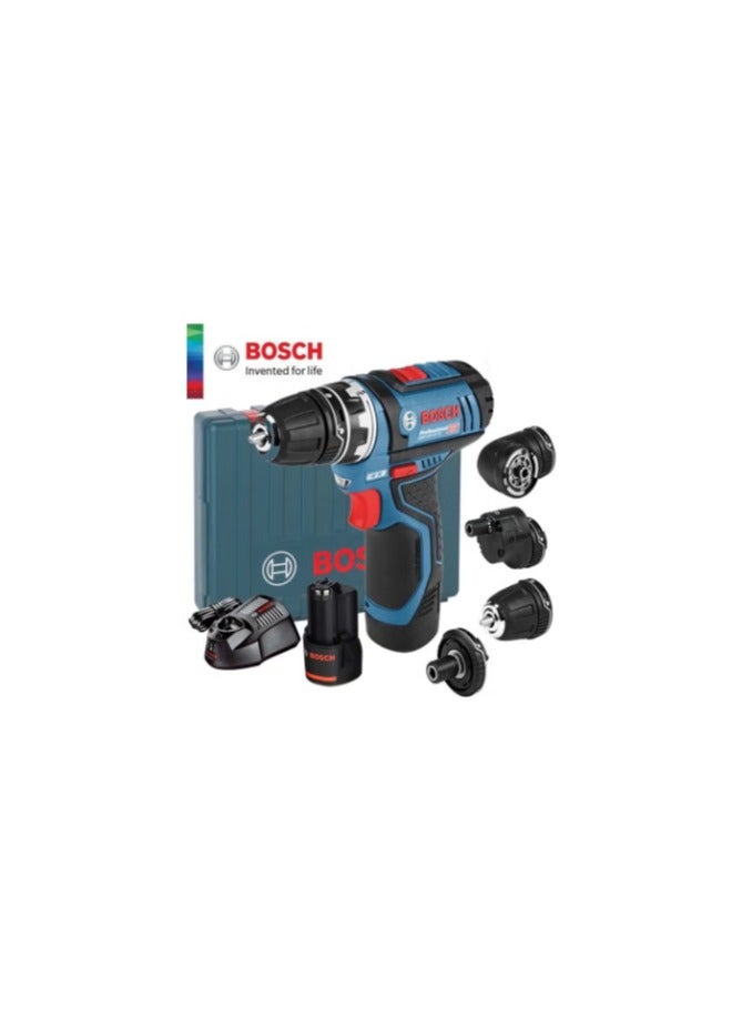 BOSCH GSR 12V-15 FC FlexiClick 5-In-1 System Cordless Drill Driver 12V