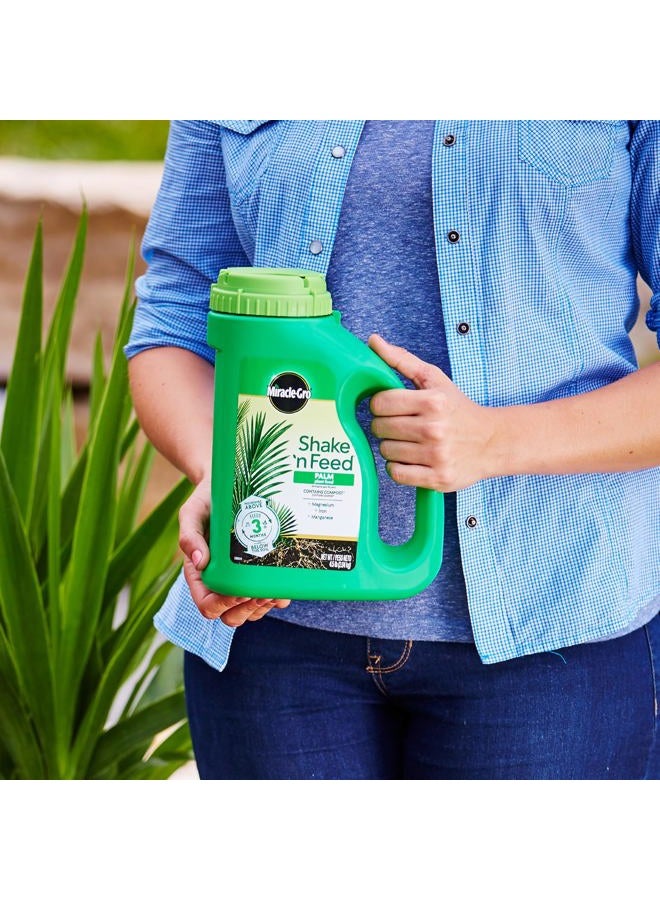 Miracle-Gro Shake 'N Feed Palm Plant Food, 4.5 lb., Feeds up to 3 Months - Image 3