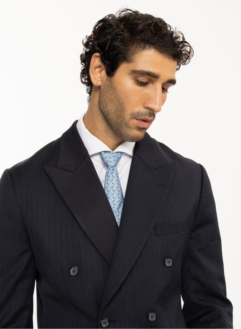 Elliot Martin Elliot Martin tie 100% Silk Twill neck ties Premium Men's Tie(Sky Blue)  - Image 3