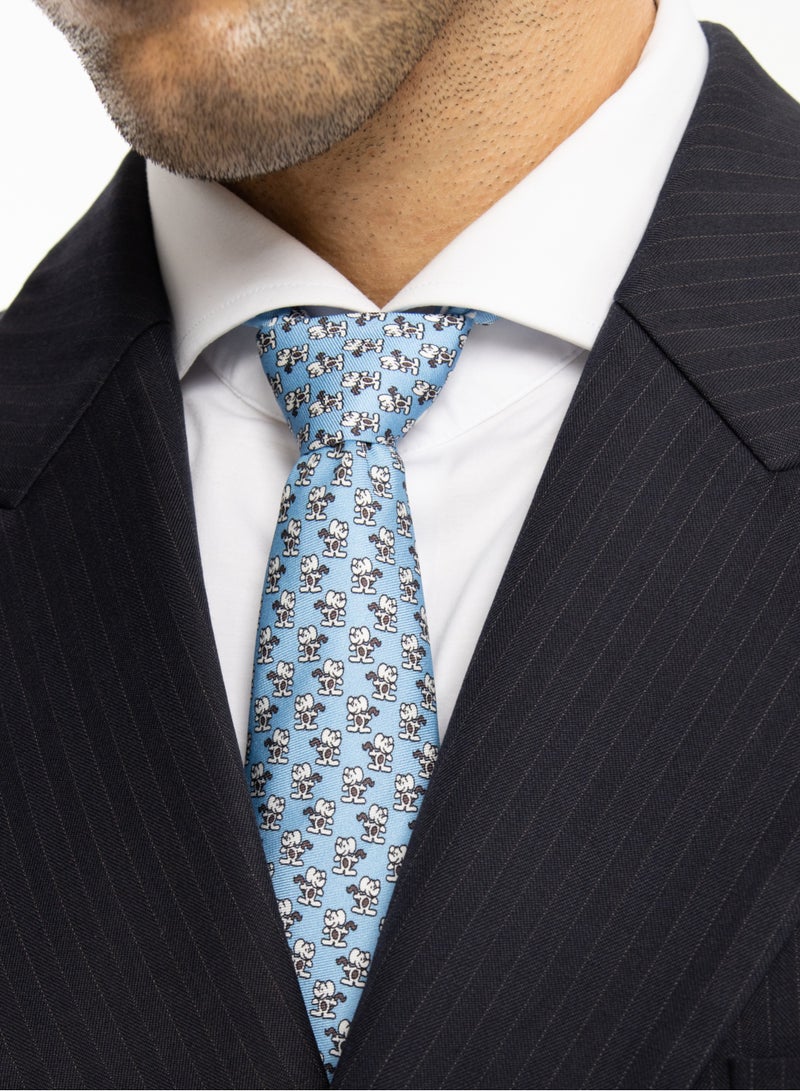 Elliot Martin Elliot Martin tie 100% Silk Twill neck ties Premium Men's Tie(Sky Blue)  - Image 2