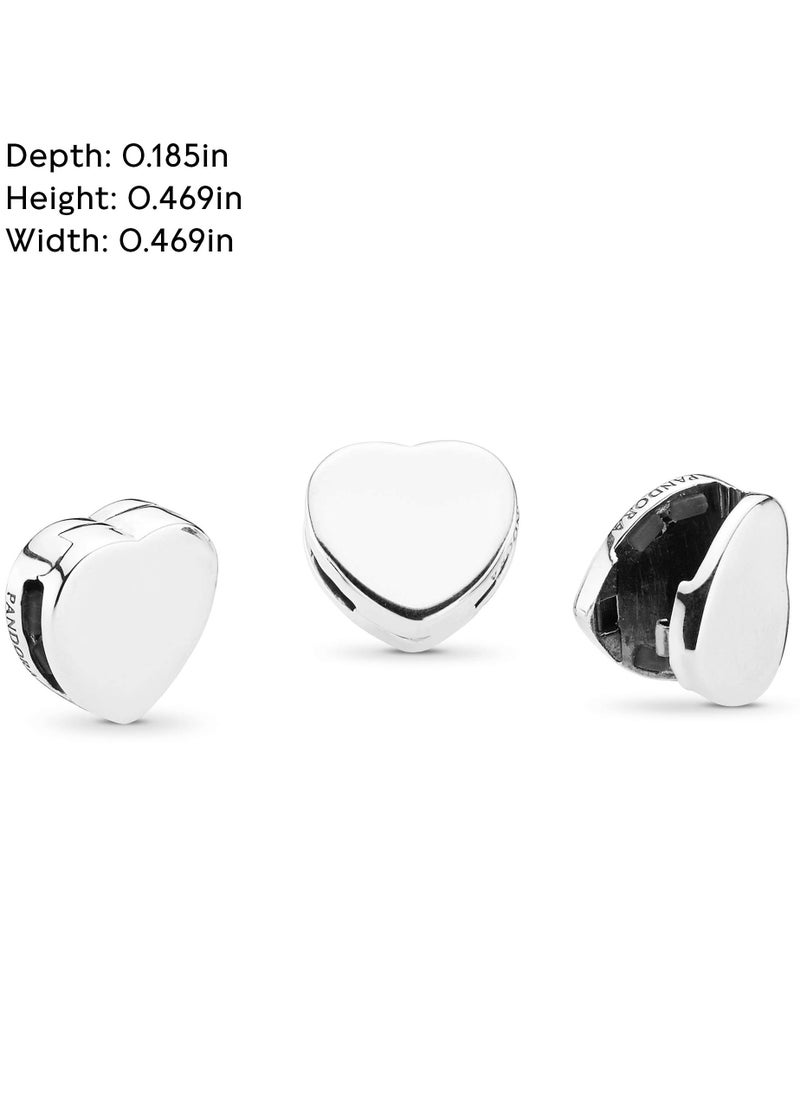PANDORA - Pandora Reflexions Simple Heart Clip Charm 797620 - Image 1