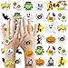 JOYIN 144 PCS Halloween Temporary Tattoos for Kids 12 Designs Bulk Fake Tattoos Stickers for Halloween Party Favors Decorations Supplies Trick or Treat Game Gifts Goodie Bags Class Game Prizes - Image 3