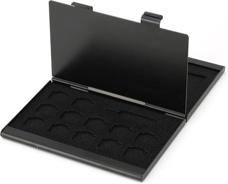 FILFEEL حافظة بطاقة SD المضادة للمغناطيس منظف بطاقة SIM بحدود ناعمة أسود - Image 5