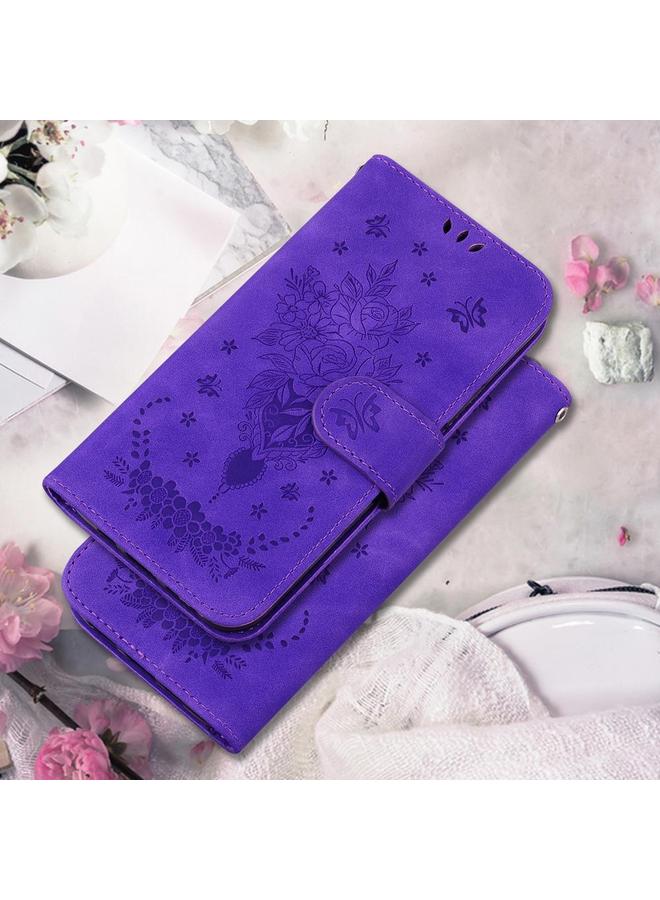 S-TOP Case For OPPO Reno13 Pro Global Butterfly Rose Embossed Leather Phone Case - Image 2