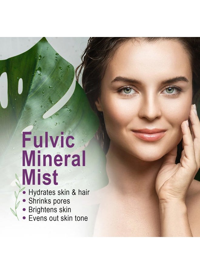 Vital Earth Minerals Fulvic Mineral Facial Mist for Skin Care & Hair - Hydrating Face Spray, Cellular Renewal & Repair, Hydrating Mist with Antioxidants, Fulvic Acid in Pure Water, 8 Fl Oz  - Image 3