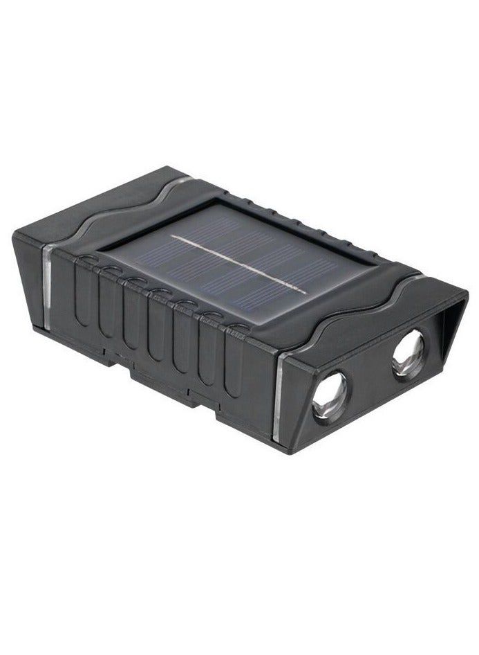 مصباح حائط خارجي يعمل بالطاقة الشمسية LED – مقاوم للماء IP65 بإضاءة بيضاء دافئة مع حساس ضوء وتشغيل تلقائي من الغروب إلى الشروق، مناسب للحدائق والأسوار والشرفات والديكور الخارجي - Image 5