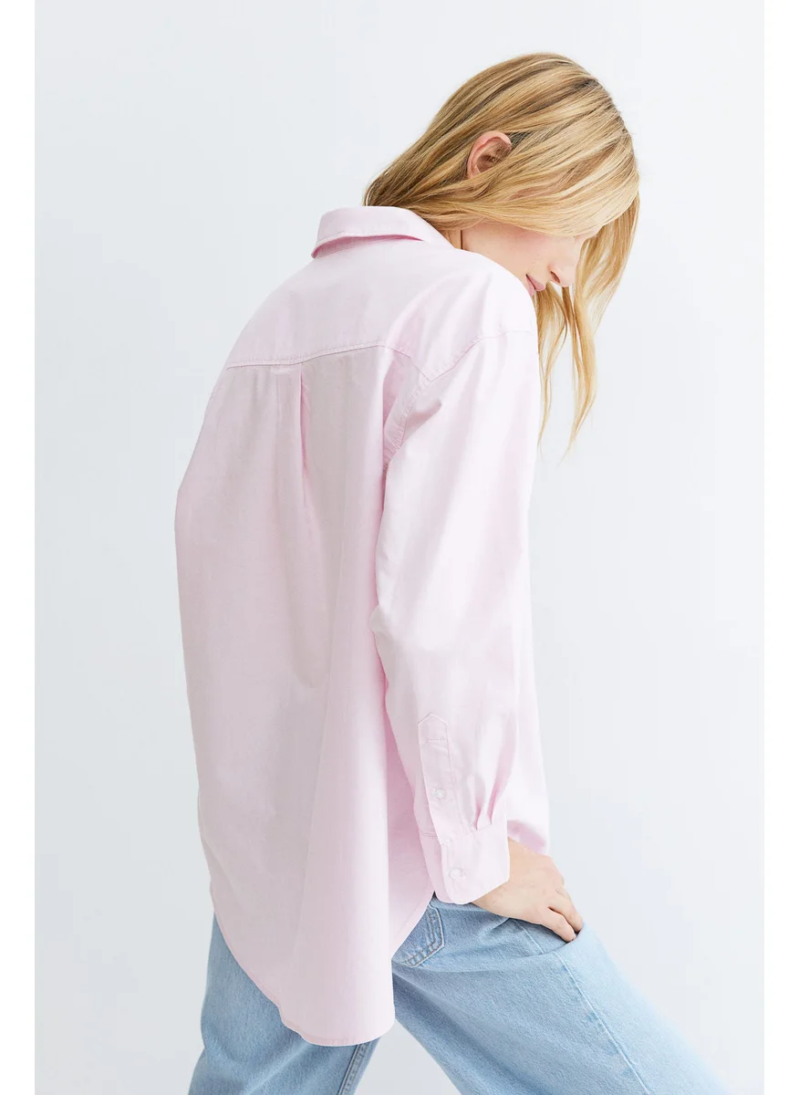 اتش اند ام Oversized Oxford Shirt