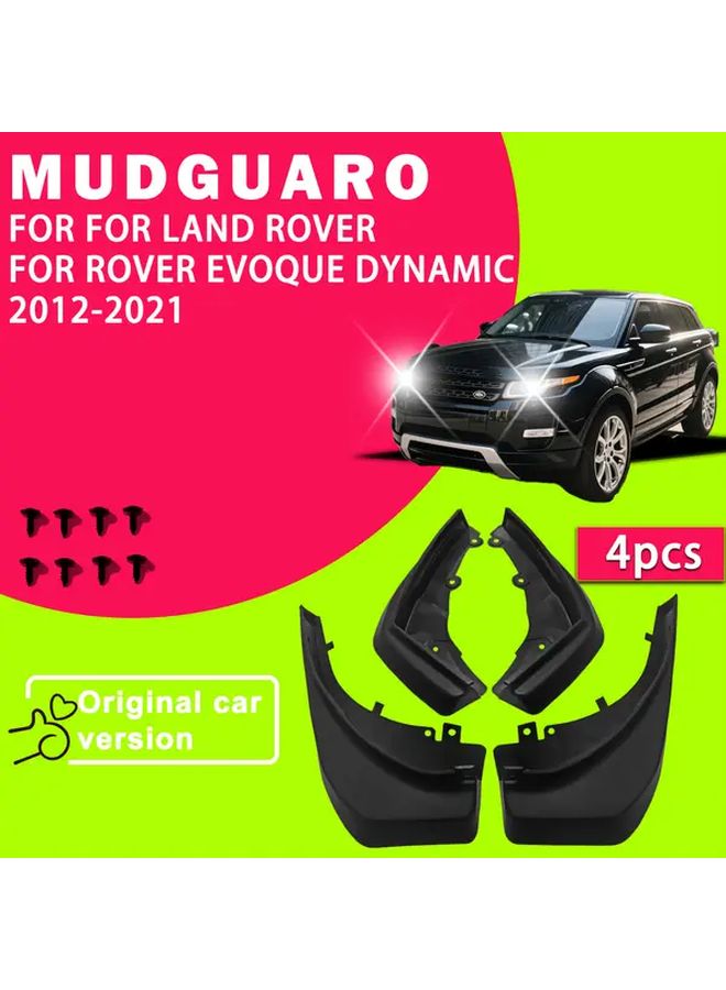 4Pcs Car Mud Flaps For Land Rover Evoque Dynamic 2012 2021 Fender Mud Guards - Image 2