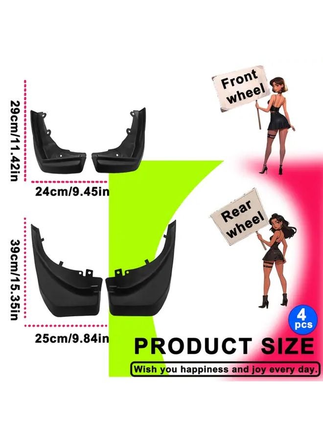 4Pcs Car Mud Flaps For Land Rover Evoque Dynamic 2012 2021 Fender Mud Guards - Image 4