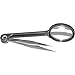 Performance Tool W3213 4x Magnifying Glass with Stainless Steel Tweezer for Detailed Projects Durable Plastic Handle and Frame - Image 4