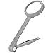 Performance Tool W3213 4x Magnifying Glass with Stainless Steel Tweezer for Detailed Projects Durable Plastic Handle and Frame - Image 2