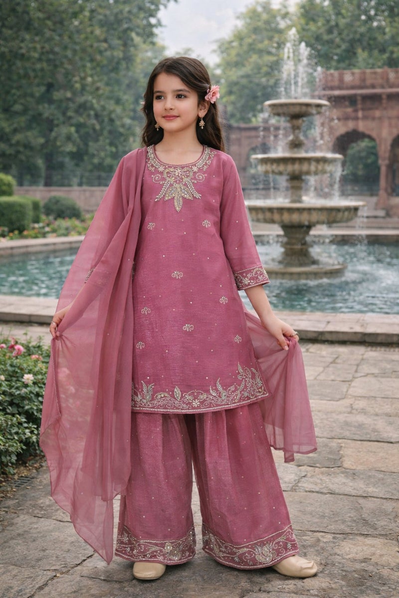 Royal Twilight Eid Set - Pink