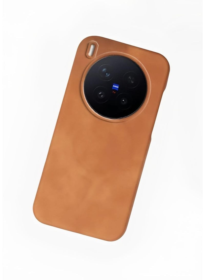 general Case Compatible with VIVO X300 Pro 5G, [Compatible with Mag-Safe] Slim Leather Luxury Mobile Case, Frameless Anti-fingerprint Supports Wireless Charging - Image 4