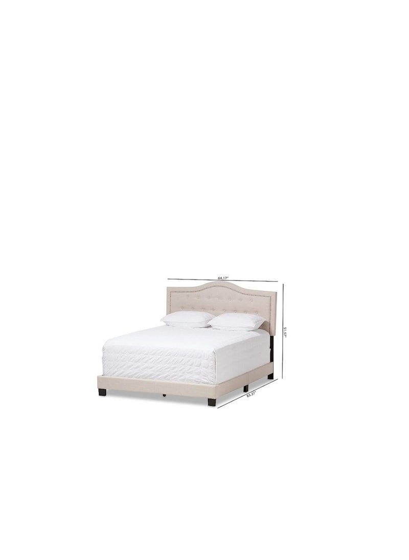 R2R FURNITURE - Soothe Comfort Upholstered Bed - Pillow Top Pocket Spring Mattress With Memory Foam By R2R Super King Size 200cm x 200cm - Image 1