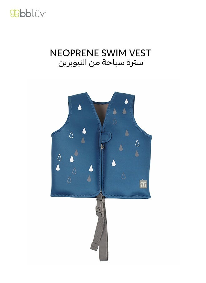bbluv - bblüv Näj Toddler Swim Vest – Neoprene Float Jacket with 8 Removable Floats, UPF 50+ Sun Protection, Secure Fit & Adjustable Straps – Ideal for 3 - 6 Years Water Safety & Fun - Image 1