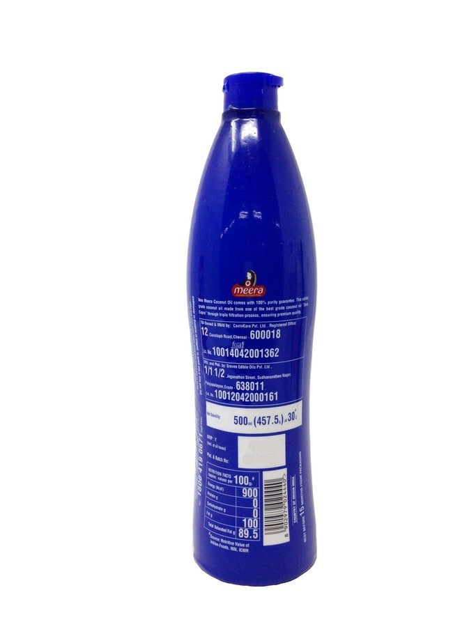 Meera Hair Oil - Coconut, 500ml Bottle - Image 2