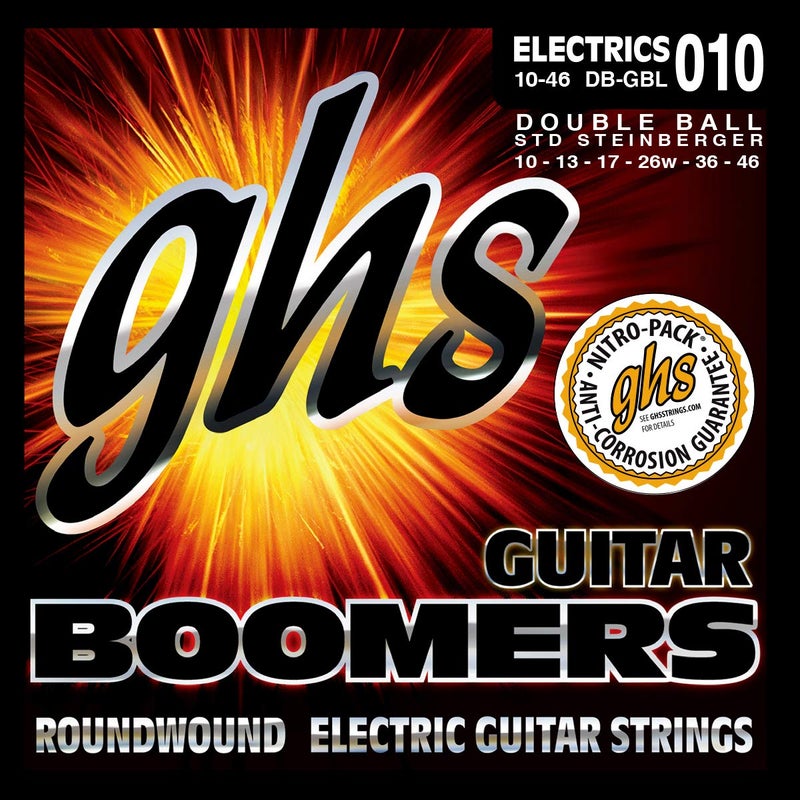GHS Strings Guitar Boomers Electric Guitar Strings (DB-GBL Set), Light, 10-46 - Image 1